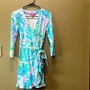 XS Lilly Pulitzer wrap romper